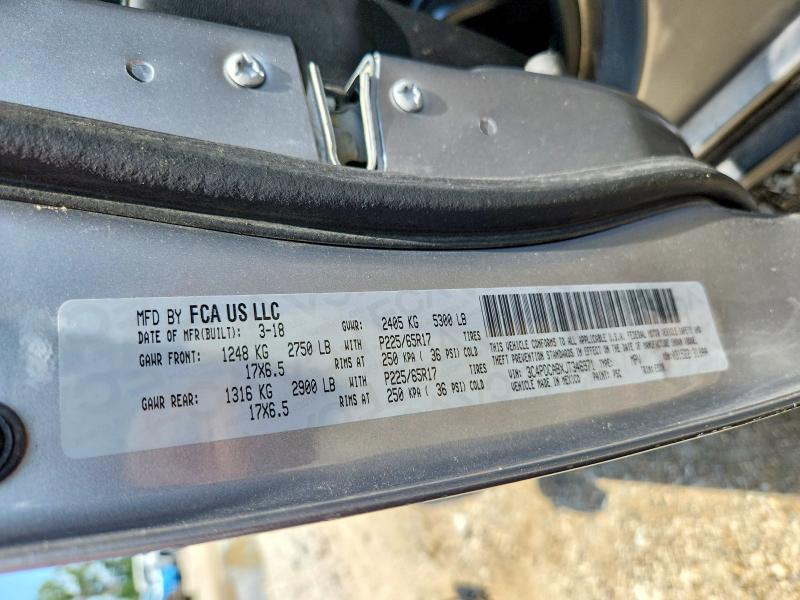 50891586 :رقم المزاد ، 3C4PDCABXJT346971 vin ، 2018 Dodge Journey مزاد بيع