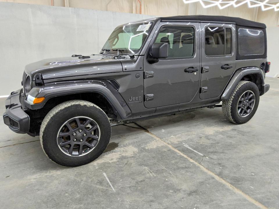 61813846 :رقم المزاد ، 1C4HJXDN3MW712097 vin ، 2021 Jeep Wrangler Unlimited مزاد بيع