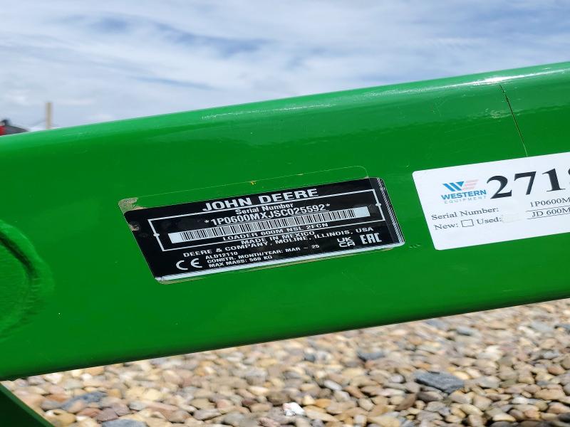 Продажа на аукционе авто 2025 John Deere 600, vin: 1P0600MXJSC025592, номер лота: 58890516