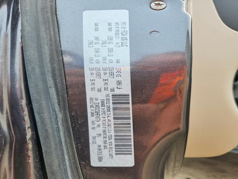 61023816 :رقم المزاد ، 2C4RDGCG8HR745724 vin ، 2017 Dodge Grand Caravan مزاد بيع
