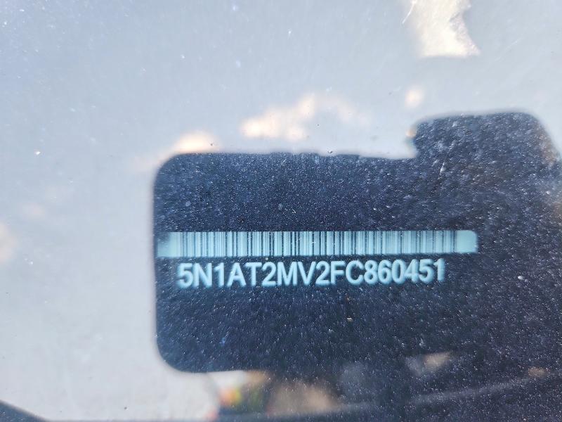 Aukcja sprzedaży 2015 Nissan Rogue, vin: 5N1AT2MV2FC860451, numer aukcji: 61447096
