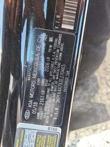 62054486 :رقم المزاد ، 3KPFK4A7XJE270465 vin ، 2018 Kia Forte مزاد بيع