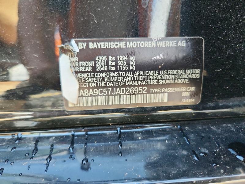 Aukcja sprzedaży 2018 Bmw 320, vin: WBA8A9C57JAD26952, numer aukcji: 60960056