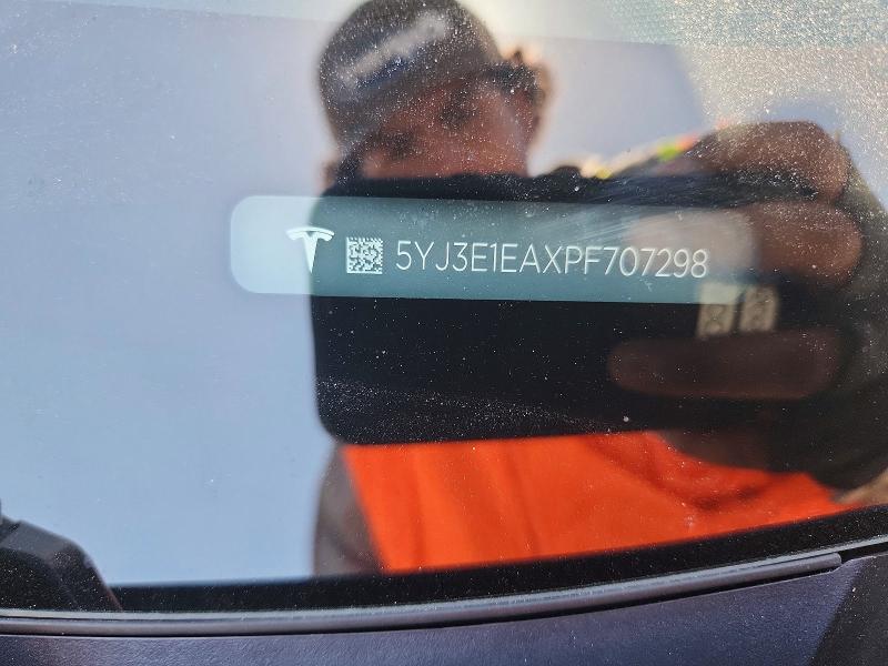 Aukcja sprzedaży 2023 Tesla Model 3, vin: 5YJ3E1EAXPF707298, numer aukcji: 62685486
