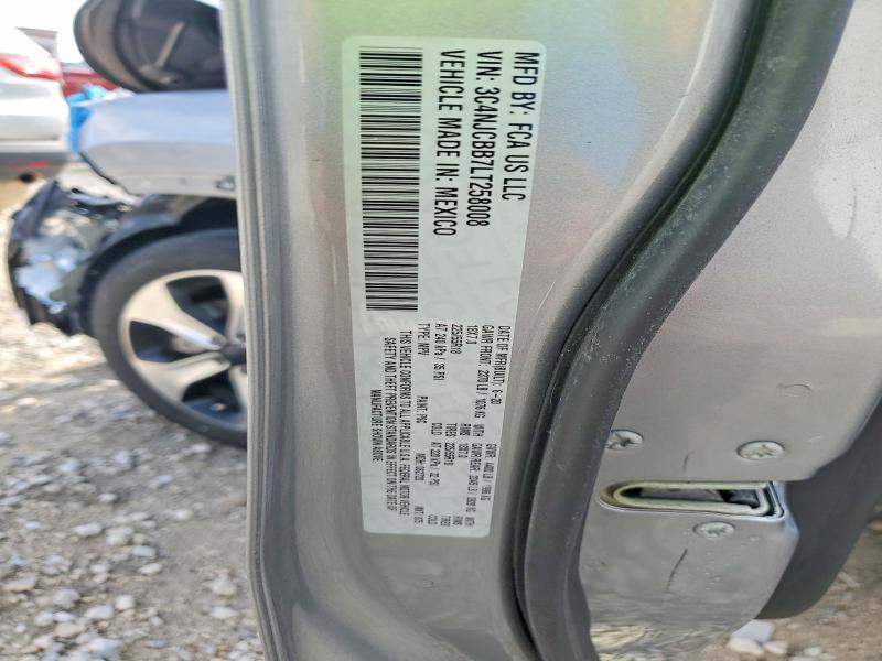 Продажа на аукционе авто 2020 Jeep Compass, vin: 3C4NJCBB7LT258008, номер лота: 59839226