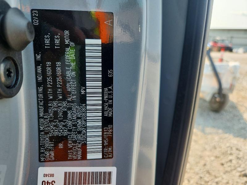 Продаж на аукціоні авто 2023 Toyota Sienna, vin: 5TDCSKFC8PS083804, номер лоту: 61071336