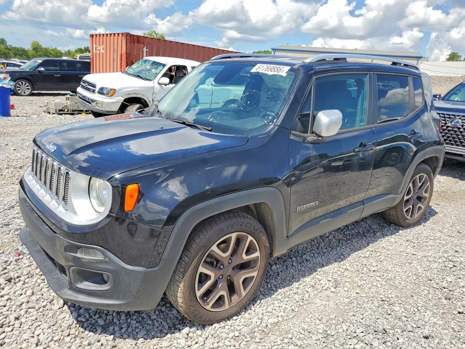 2016 Jeep Renegade მანქანა იყიდება აუქციონზე, vin: ZACCJADT6GPD52900, აუქციონის ნომერი: 61769886