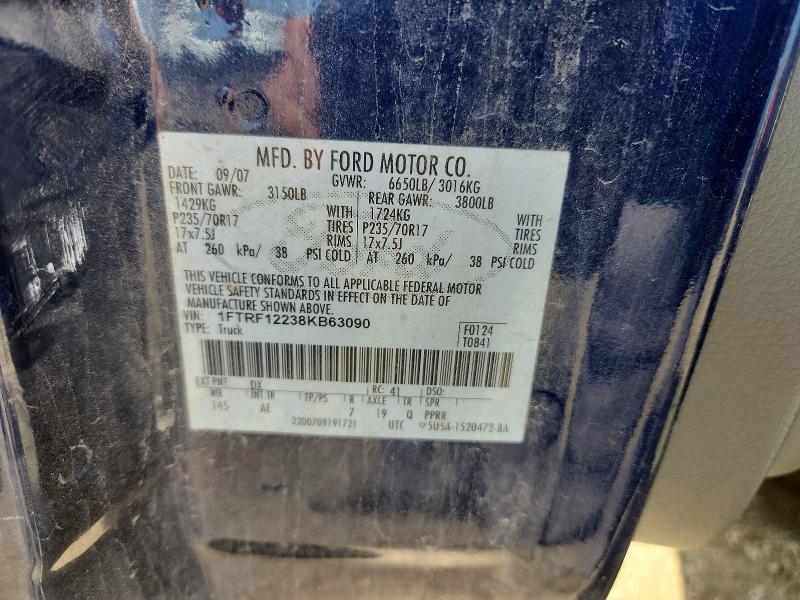 Aukcja sprzedaży 2008 Ford F150, vin: 1FTRF12238KB63090, numer aukcji: 59075346