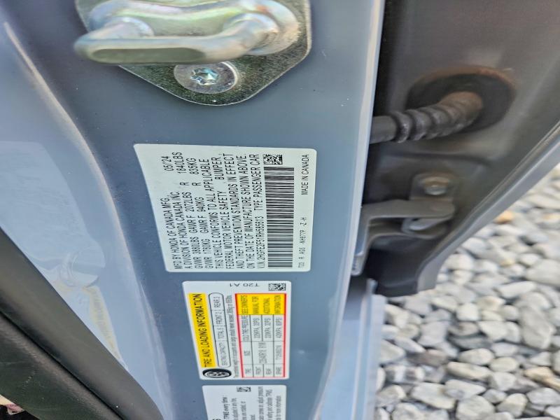 Auction sale of the 2024 Honda Civic, vin: 2HGFE2F51RH585613, lot number: 85966745