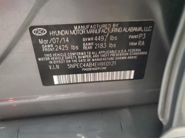 Aukcja sprzedaży 2014 Hyundai Sonata, vin: 5NPEC4AB4EH910121, numer aukcji: 61313936