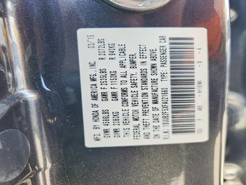 Aukcja sprzedaży 2015 Acura Tlx, vin: 19UUB2F5XFA021680, numer aukcji: 60200996