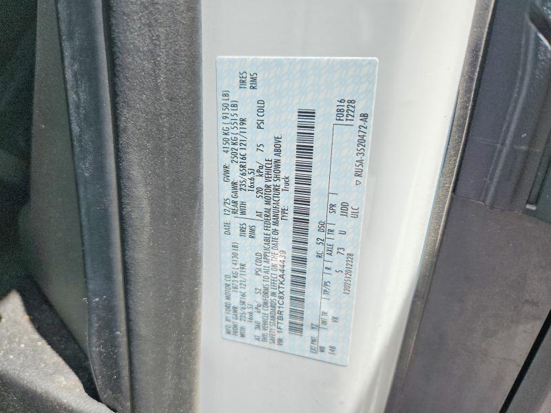 63390176 :رقم المزاد ، 1FTBR1C8XTKA44439 vin ، 2026 Ford Transit مزاد بيع