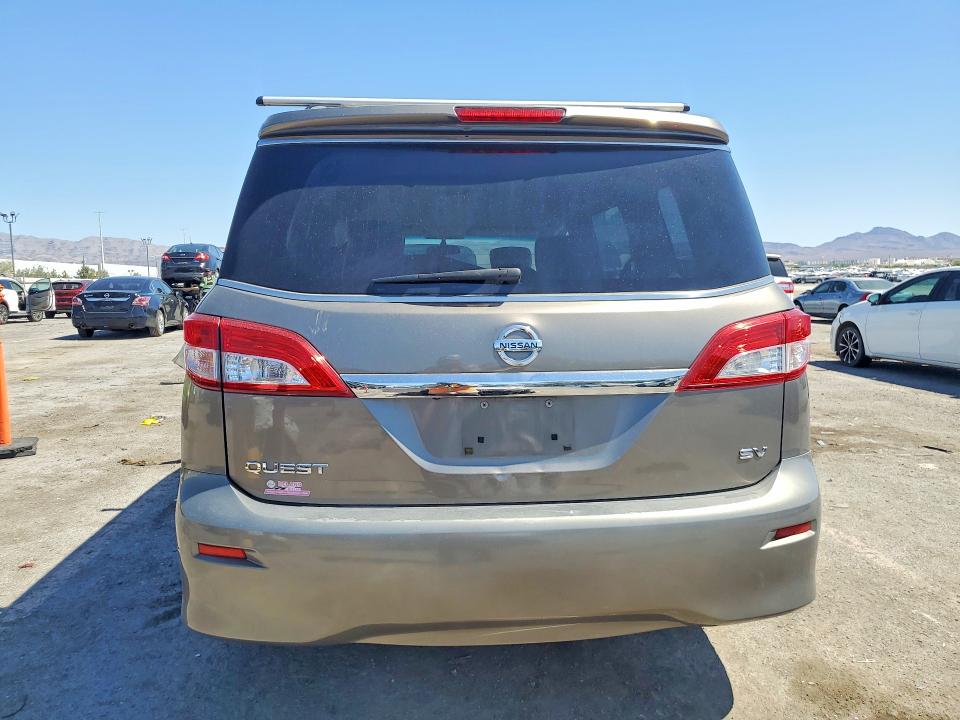 2016 Nissan Quest S/sv/sl/le/plat მანქანა იყიდება აუქციონზე, vin: JN8AE2KP2G9150598, აუქციონის ნომერი: 59143586