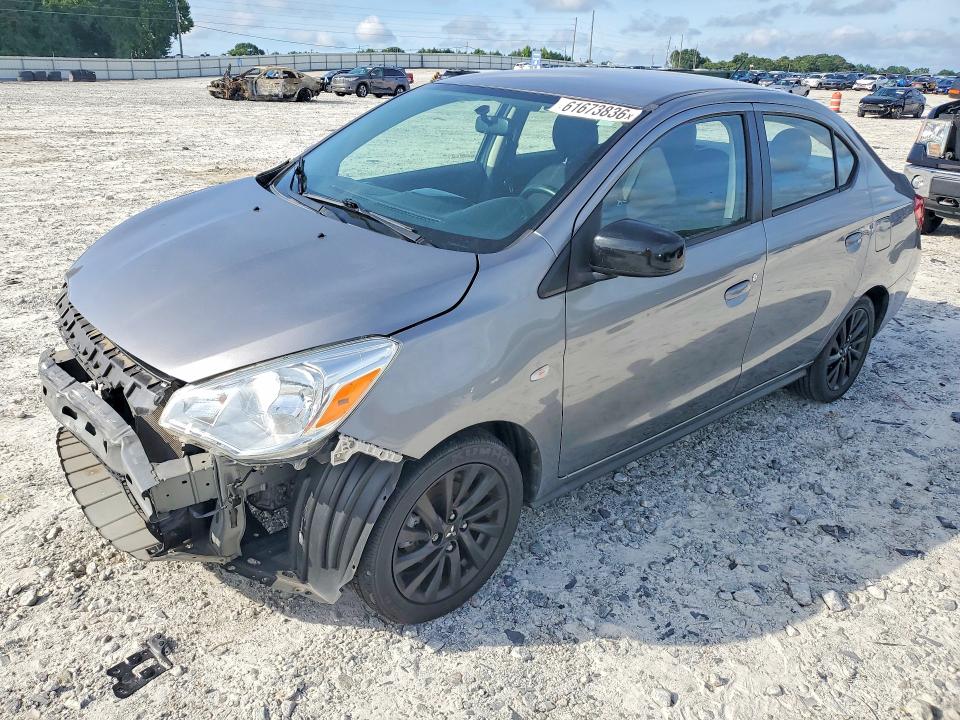 61673836 :رقم المزاد ، ML32F4FJ3LHF07355 vin ، 2020 Mitsubishi Mirage مزاد بيع