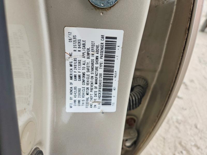 59331796 :رقم المزاد ، 1HGCR3F8XDA001269 vin ، 2013 Honda Accord مزاد بيع