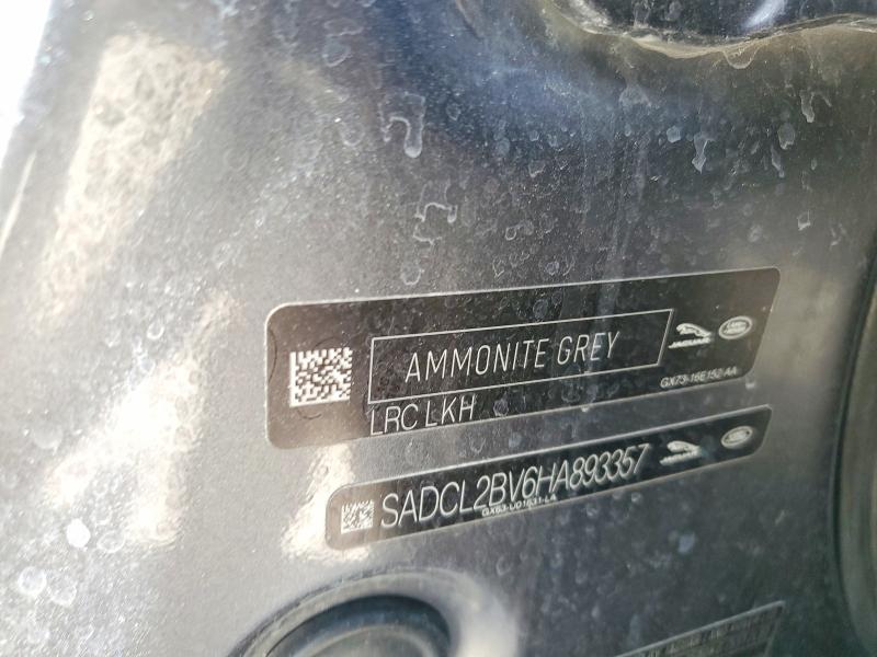 Продаж на аукціоні авто 2017 Jaguar F-pace, vin: SADCL2BV6HA893357, номер лоту: 61919326