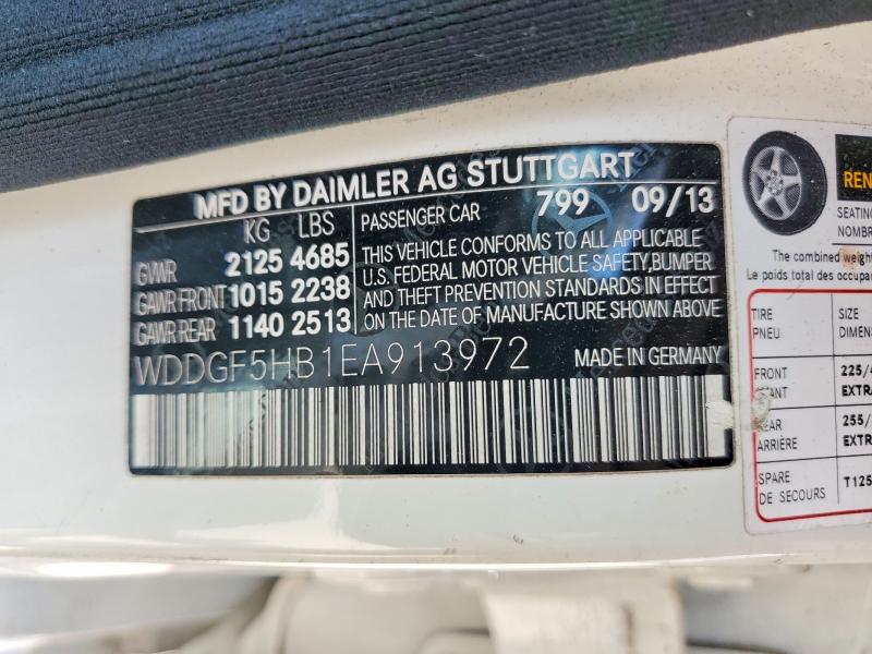59667696 :رقم المزاد ، WDDGF5HB1EA913972 vin ، 2014 Mercedes-benz C مزاد بيع