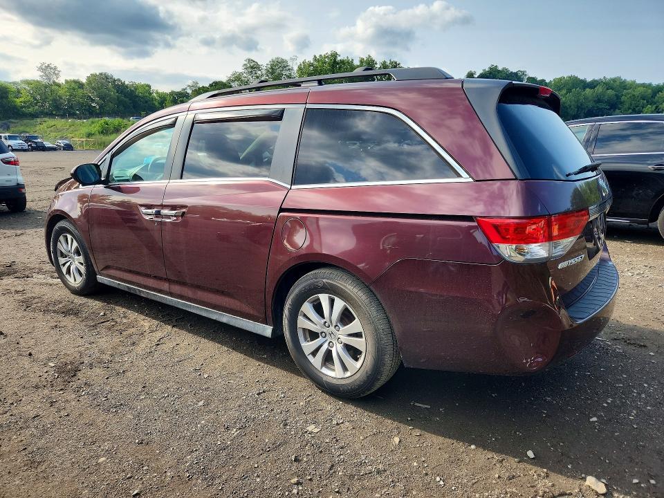 61487816 :رقم المزاد ، 5FNRL5H4XFB105609 vin ، 2015 Honda Odyssey مزاد بيع