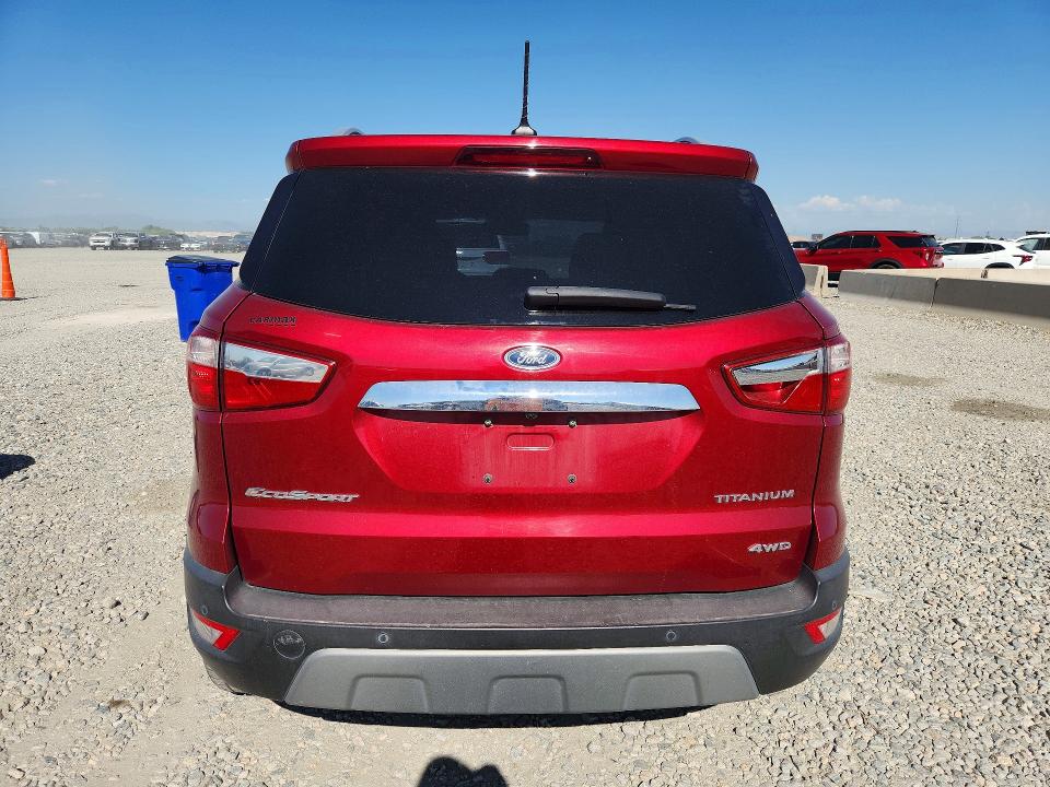 61802546 :رقم المزاد ، MAJ6P1WLXJC178100 vin ، 2018 Ford Ecosport مزاد بيع