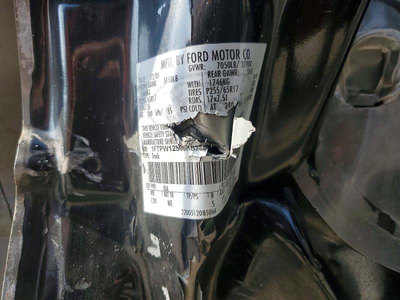 2006 Ford F150 მანქანა იყიდება აუქციონზე, vin: 1FTPW12506KB96434, აუქციონის ნომერი: 63003696