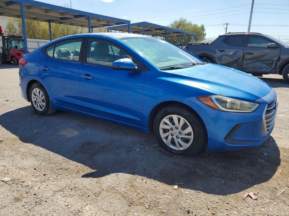 62958806 :رقم المزاد ، KMHD74LF1HU091168 vin ، 2017 Hyundai Elantra مزاد بيع