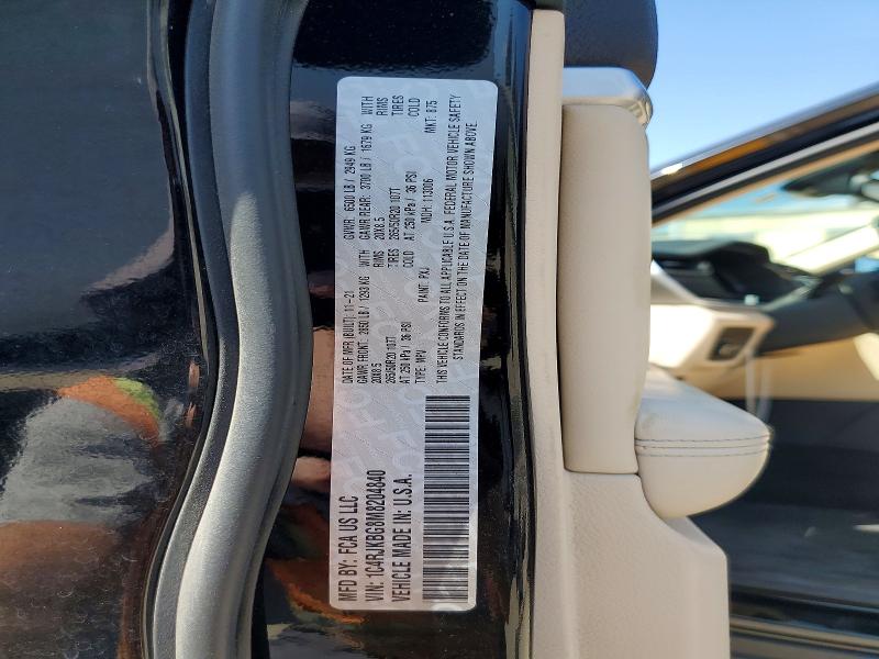 Продажа на аукционе авто 2021 Jeep Grand Cherokee, vin: 1C4RJKBG8M8204840, номер лота: 60329156