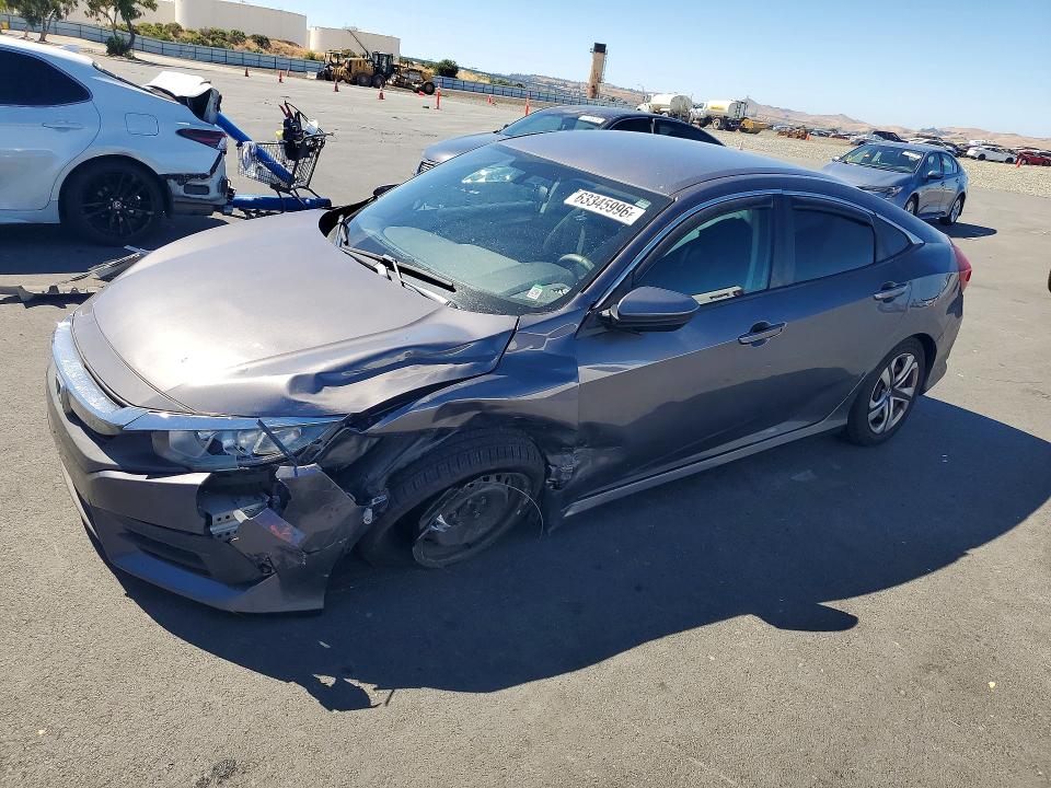 63345996 :رقم المزاد ، 2HGFC2F56GH571371 vin ، 2016 Honda Civic مزاد بيع
