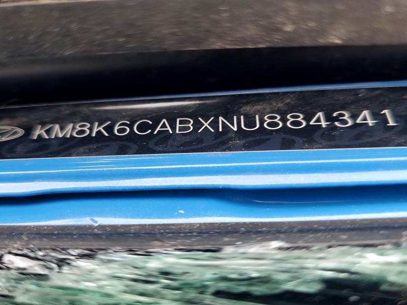61882776 :رقم المزاد ، KM8K6CABXNU884341 vin ، 2022 Hyundai Kona مزاد بيع