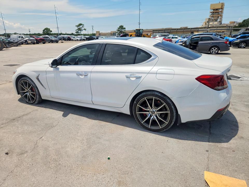 2020 Genesis G70 მანქანა იყიდება აუქციონზე, vin: KMTG34LE9LU053590, აუქციონის ნომერი: 59234746