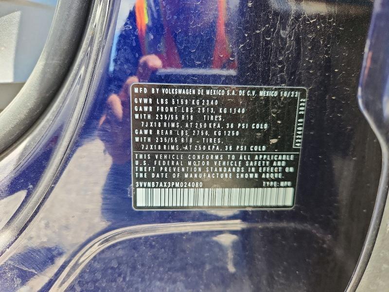 Aukcja sprzedaży 2023 Volkswagen Tiguan, vin: 3VVNB7AX3PM024080, numer aukcji: 60525236