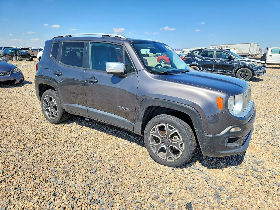 60039116 :رقم المزاد ، ZACCJBDT2GPE12757 vin ، 2016 Jeep Renegade مزاد بيع