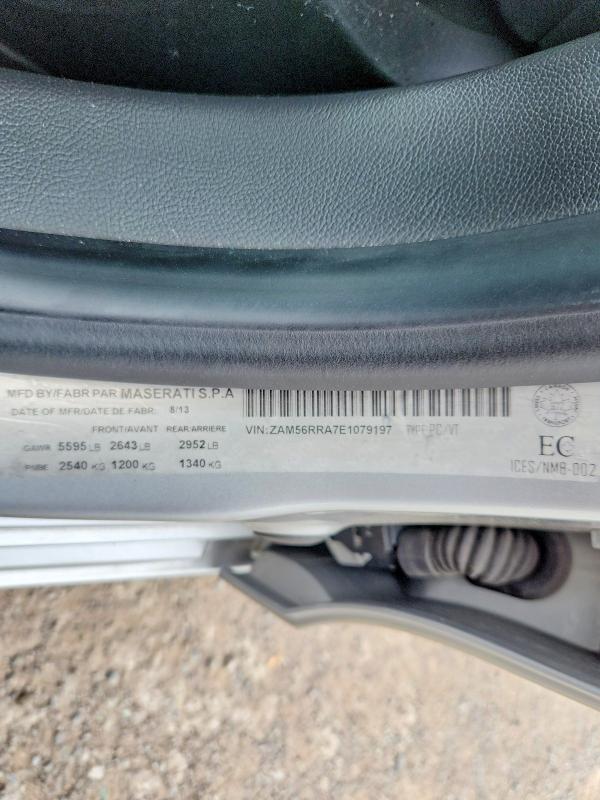 59668576 :رقم المزاد ، ZAM56RRA7E1079197 vin ، 2014 Maserati Quattroporte مزاد بيع