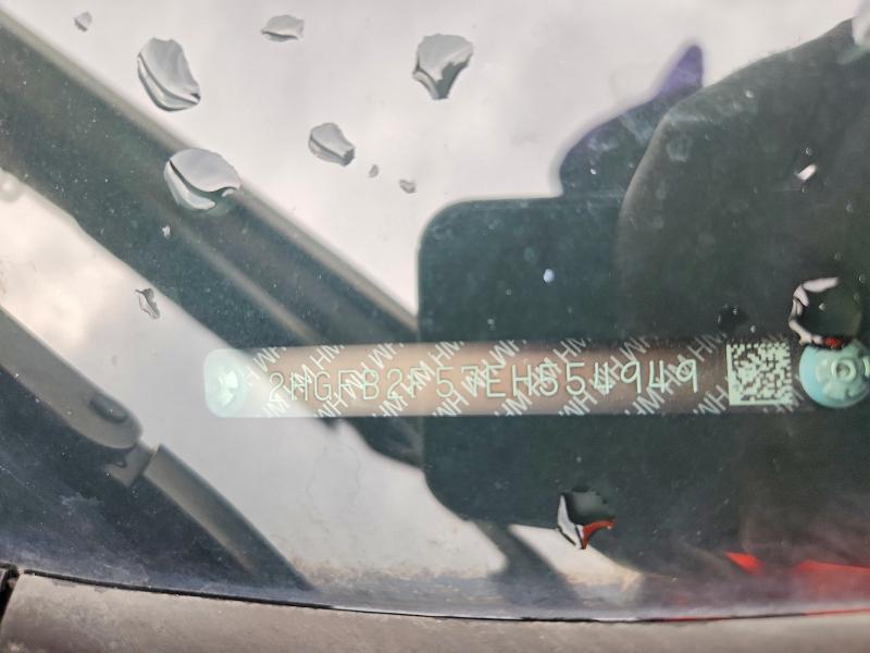 2014 Honda Civic მანქანა იყიდება აუქციონზე, vin: 2HGFB2F57EH554949, აუქციონის ნომერი: 59966166