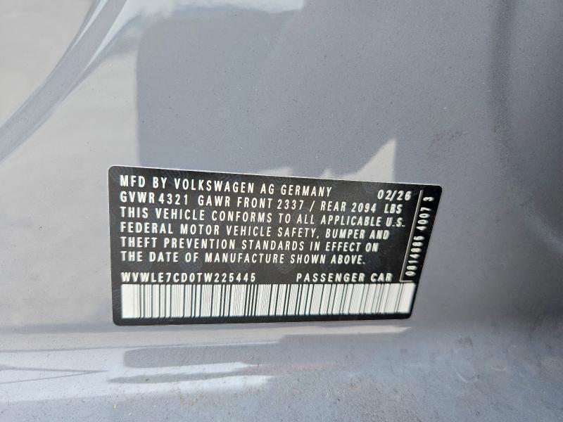 Aukcja sprzedaży 2026 Volkswagen Gti, vin: WVWLE7CD0TW225445, numer aukcji: 61559676