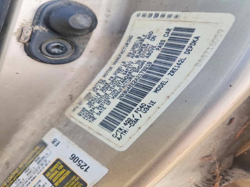2010 Toyota Corolla მანქანა იყიდება აუქციონზე, vin: 1NXBU4EE2AZ179219, აუქციონის ნომერი: 60786936
