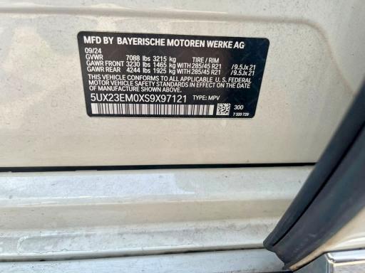 Продажа на аукционе авто 2025 Bmw X7, vin: 5UX23EM0XS9X97121, номер лота: 62449536