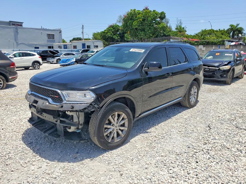 2022 Dodge Durango Sxt Rwd მანქანა იყიდება აუქციონზე, vin: 1C4RDHAG0NT172993, აუქციონის ნომერი: 61422066