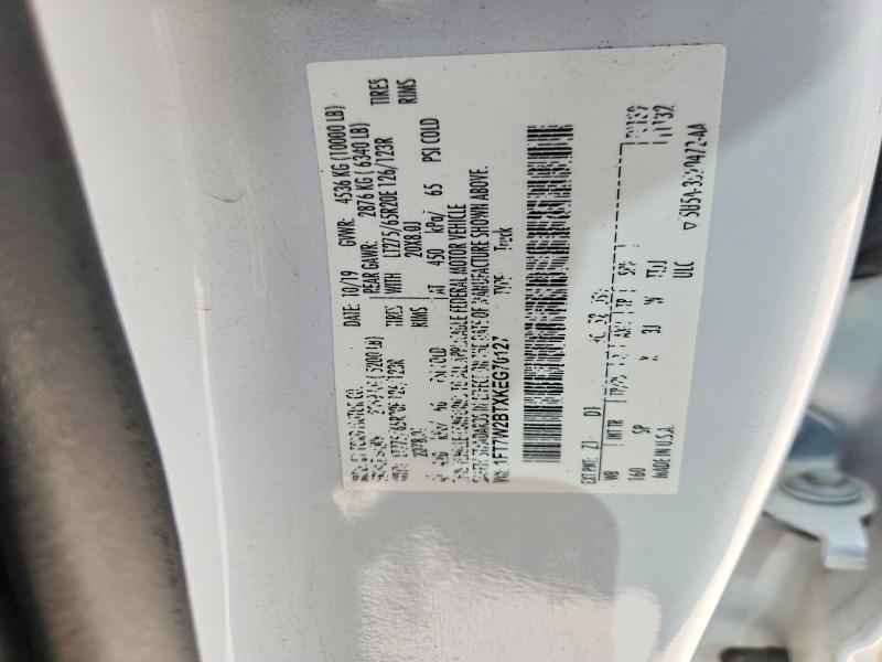 Aukcja sprzedaży 2019 Ford F250, vin: 1FT7W2BTXKEG70127, numer aukcji: 56293226