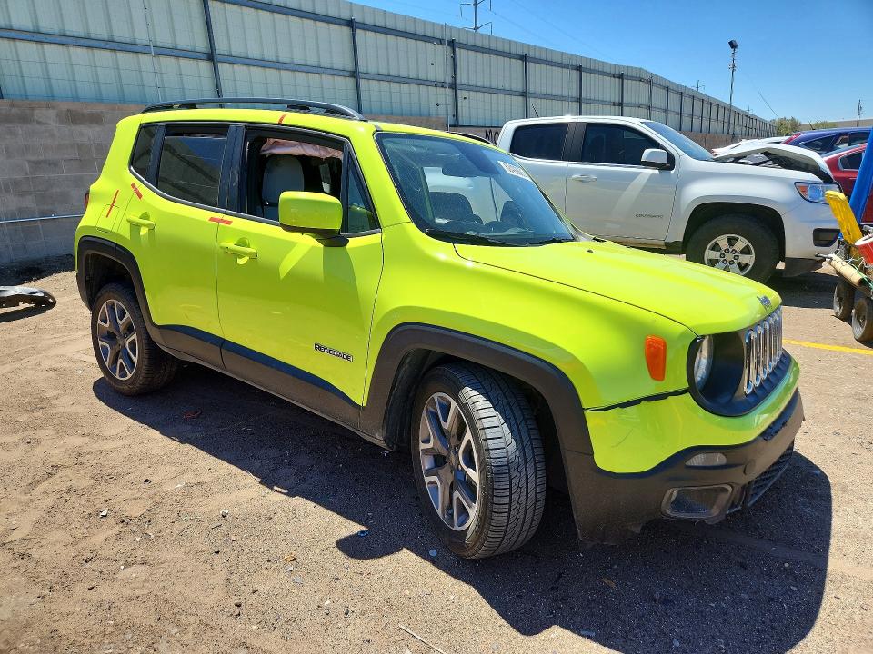 Продажа на аукционе авто 2018 Jeep Renegade, vin: ZACCJBBB7JPH41018, номер лота: 62493606