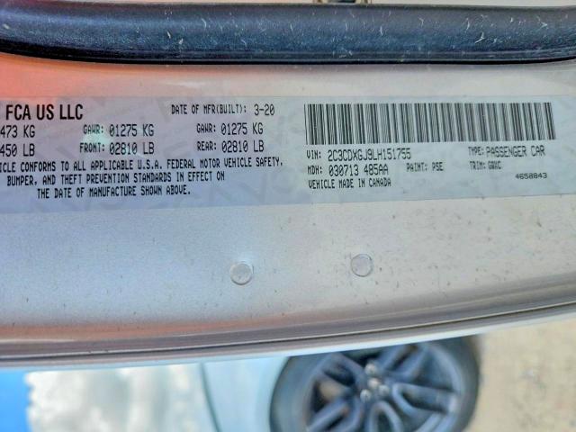 Aukcja sprzedaży 2020 Dodge Charger, vin: 2C3CDXGJ9LH151755, numer aukcji: 57413756