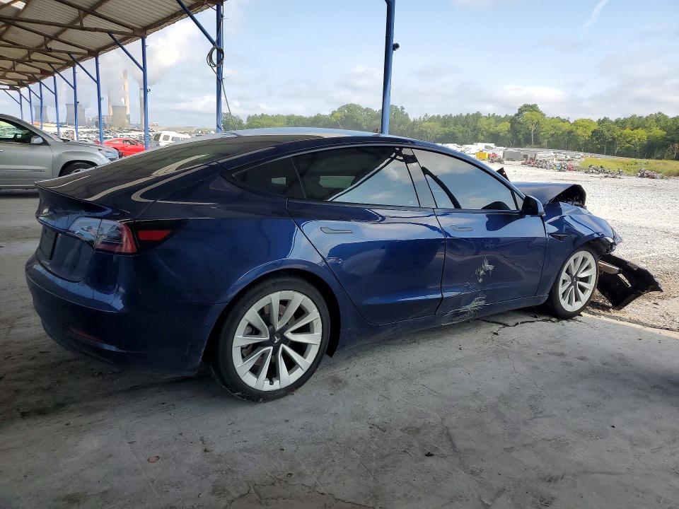 2022 Tesla Model 3 მანქანა იყიდება აუქციონზე, vin: 5YJ3E1EA2NF205186, აუქციონის ნომერი: 59842906