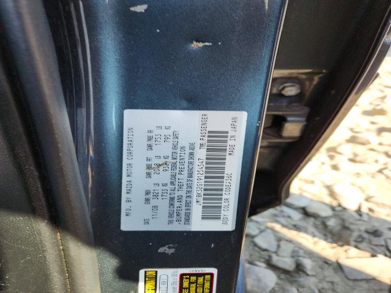 Aukcja sprzedaży 2009 Mazda 3, vin: JM1BK32G191254547, numer aukcji: 60861456