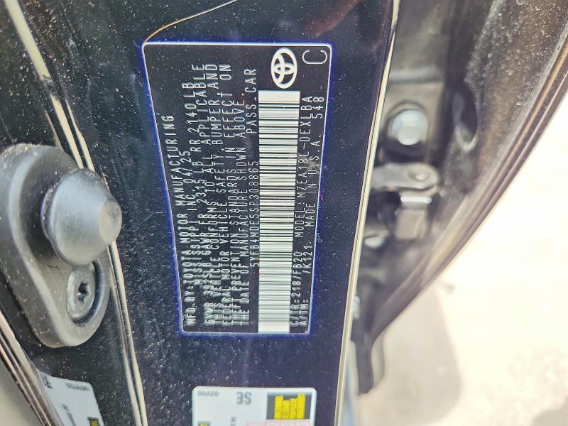 Aukcja sprzedaży 2025 Toyota Corolla, vin: 5YFB4MDE5SP308865, numer aukcji: 60207986