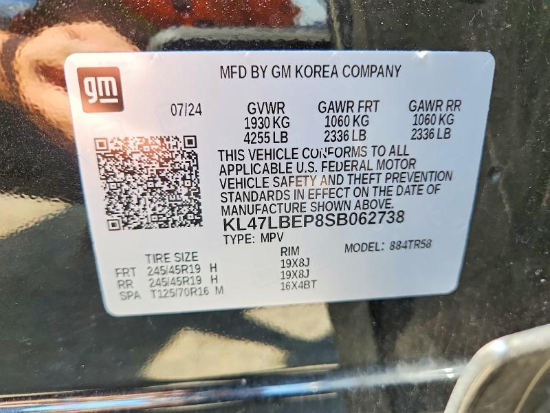 Aukcja sprzedaży 2025 Buick Envista, vin: KL47LBEP8SB062738, numer aukcji: 60939216