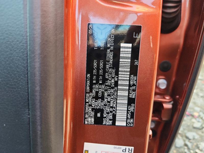 Aukcja sprzedaży 2026 Lexus Rx 450h+, vin: JTJCJMGA3T2046136, numer aukcji: 62562016