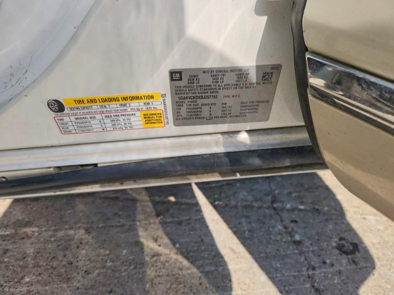 Aukcja sprzedaży 2013 Buick Enclave, vin: 5GAKVCKDXDJ257793, numer aukcji: 61955026