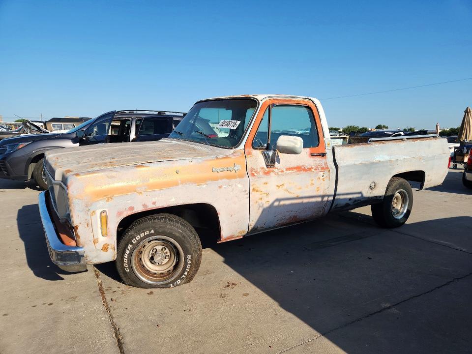 1977 Chevrolet C10 მანქანა იყიდება აუქციონზე, vin: CCL447S220430, აუქციონის ნომერი: 60186116
