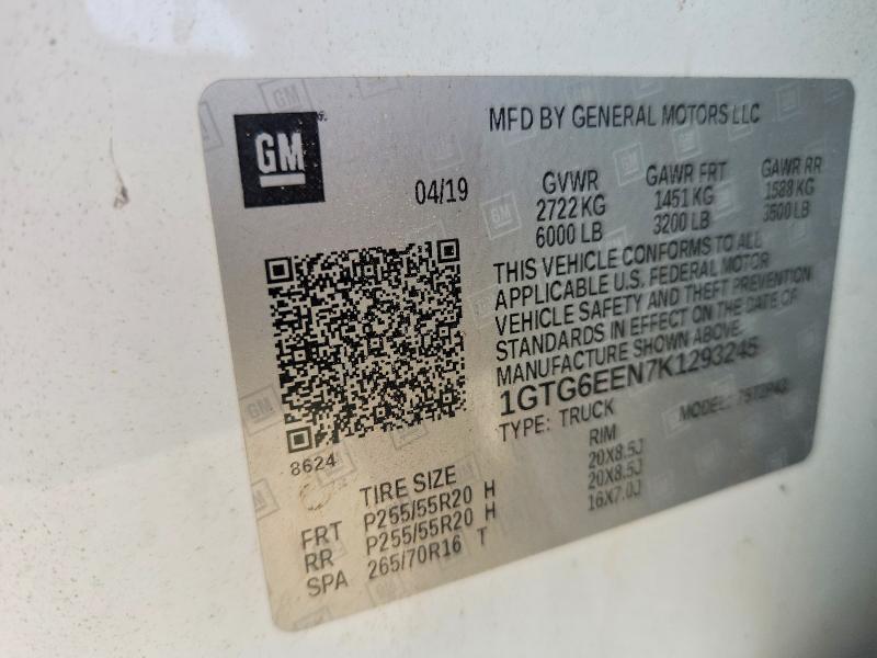 Продаж на аукціоні авто 2019 Gmc Canyon, vin: 1GTG6EEN7K1293245, номер лоту: 60921006