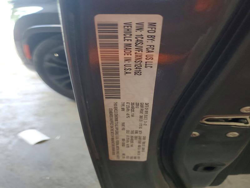 2022 Jeep Grand Wagoneer მანქანა იყიდება აუქციონზე, vin: 1C4SJVFJXNS124162, აუქციონის ნომერი: 62076856