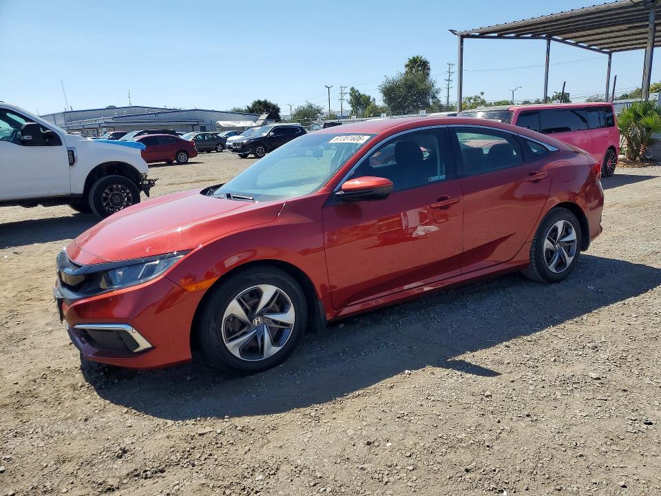 2019 Honda Civic მანქანა იყიდება აუქციონზე, vin: 19XFC2F61KE200212, აუქციონის ნომერი: 61351606